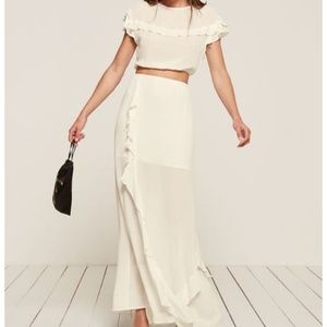 NWT Reformation Sahara Skirt Top Two Piece Dress